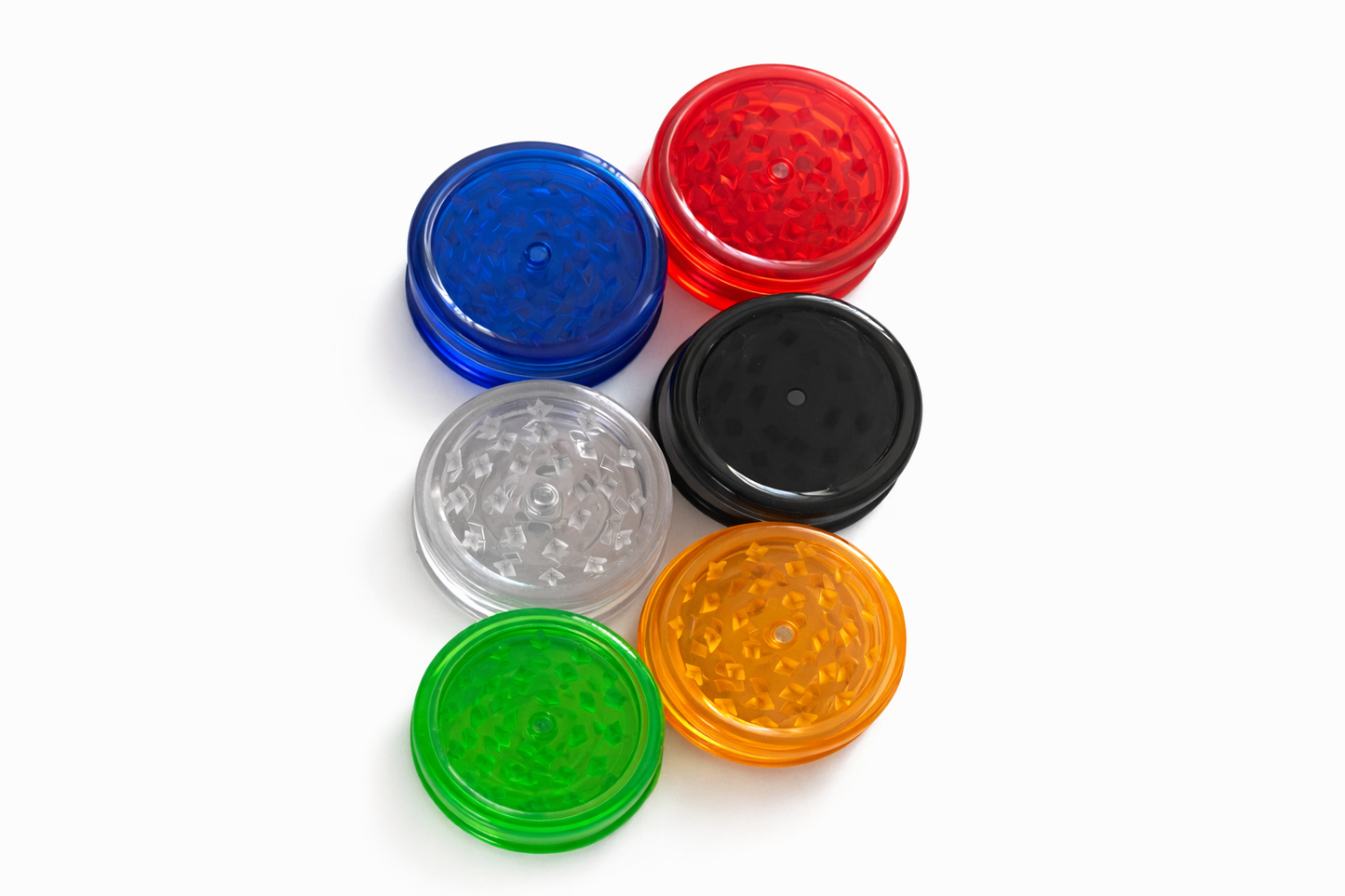 🌿 Grinder de Plástico de Colores – Ligero, Práctico y Resistente