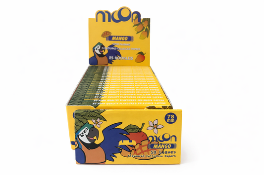 🥭 Papel de Fumar Moon Celulosa Sabor Mango – Combustión Lenta y Transparente