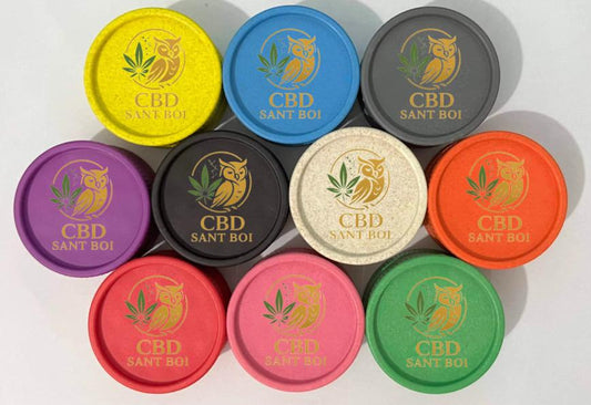 💚 Grinder de Plástico CBD Sant Boi – Ligero, Colorido y Siempre a Mano